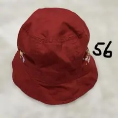 ミキハウス 赤 バケットハット56cmのサムネイル