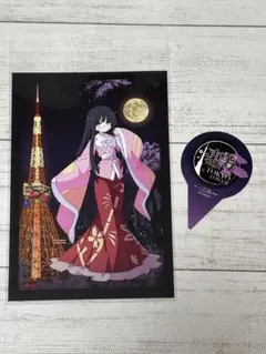 東方Project 東京タワー コラボ ポストカード ピック 蓬莱山輝夜