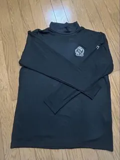 FILA GOLF ブラック長袖シャツ ハイネックLL