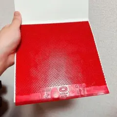 キノコアンチ 晴 Qing イボ　銀河　卓球　粒高　ラバー　赤　W3