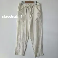 美品⭐︎CALICO キャリコ　サルエルパンツ　タックパンツ　Mサイズ　生成り 美品⭐︎CALICO キャリコ サルエルパンツ タックパンツ Mサイズ 生成り