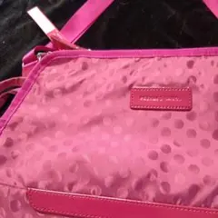 PRIVATE LABEL ドット柄 ショルダーバッグ ピンクのサムネイル