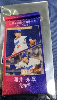 11/22 中日ドラゴンズ　シークレットメモリータペストリー　涌井秀章