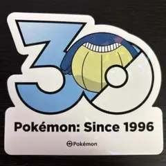 韓国限定】 ホエルコ ポケモン ポップアップ 30周年ステッカー ①