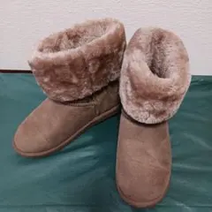 あったかムートンブーツ 2WAY仕様　ブラウン　Lサイズ