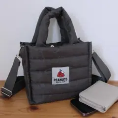 スヌーピー 2WAYキルティングバッグ