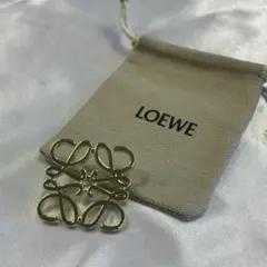 LOEWE ゴールド ブローチ サイズ:3.5cm 専用袋付き