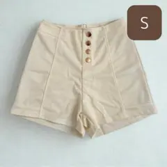 ♥新春セール♥ 新品 未使用 ショートパンツ Sサイズ アイボリー F19