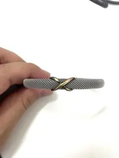 め*照様 ZOPPINI K18メッシュ バングル ブレスレット - メルカリ