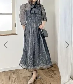 ドットチュール✖️レースドレス　黒のサムネイル