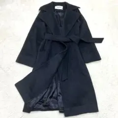 美品✨マックスマーラ マニュエラ 白タグ キャメル100% 38 ダークネイビー