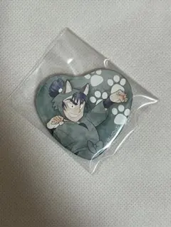 忍たま　食満　留三郎　ナンジャ　幻の餃子を入手せよ　ハート缶バッジ