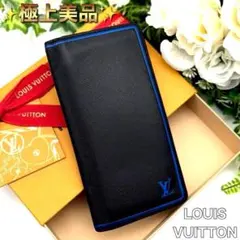 美品・新型IC】ルイヴィトン タイガ ポルトフォイユ プラザ 長財布 黒