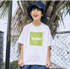 xlarge kidsボックスロゴ半袖Tシャツ