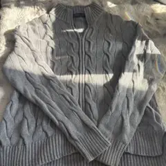 Polo Ralph Lauren グレー ケーブルニット XL