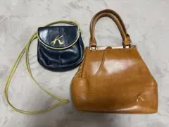 レザー製ハンドバッグとショルダーバッグセットのサムネイル