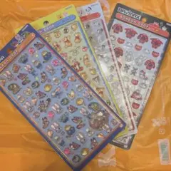 ディズニー　ボンボンドロップシール　mini 4種セット