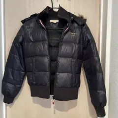 TOMMY GIRL ブラック ダウンジャケット