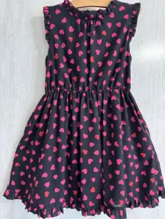 kate spade ノースリーブハート柄ワンピース 130cm
