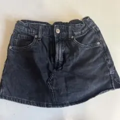 ZARA ダークグレー デニムスカート 11-12歳
