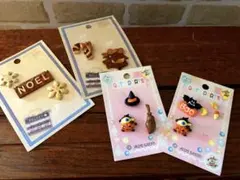 ★ボタン　ハロウィン　クリスマス　セット☆まとめ売り　ハンドメイド　パーツ　素材