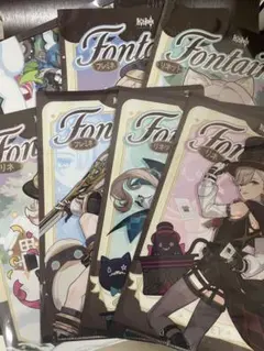 原神クリアファイル7種コンプ×ローソン【新品】