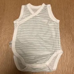 ユニクロ　メッシュ　ボディスーツ ノースリーブ 前開き　60