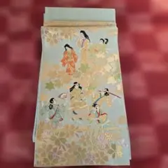 LULU28 袋帯 正絹 振袖 花柄 黄 金 花柄 - メルカリ
