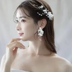 【美品】 STELLA BRIDAL アンジュⅡ ピアス