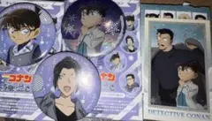 名探偵コナン 劇場版 隻眼の残像 カード キャラバッジ ホロ缶バッチ 毛利小五郎