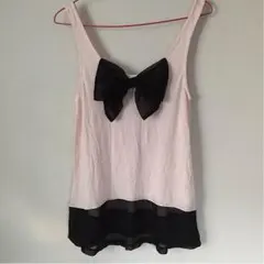 H&M リボンタンクトップ