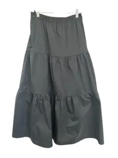 LOWRYS FARM ロングスカート ブラック 美品 ウエストゴム