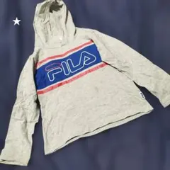 FILA グレー 長袖カットソー ロンT 120