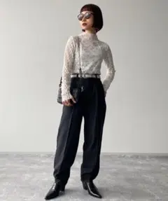PAGEBOY スノーデニム スラウチパンツ