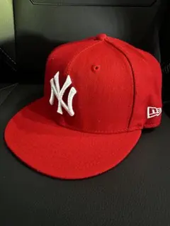 ⭐︎美品⭐︎ニューヨーク・ヤンキース 赤 59FIFTY キャップ 7 1/8