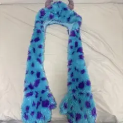 モンスターズインク サリー フード付きマフラー