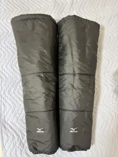 ミズノ 防寒レッグウォーマー 膝上 中綿 ブラック 軽量 ほぼ未使用 室内・外出