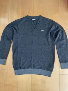 Nike Golf Mサイズ Vネックセーター グレー