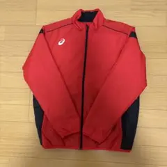 asics ウィンドブレーカー 赤