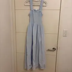 【最終値下げ】H&M キャミワンピース Sサイズ ブルーのサムネイル
