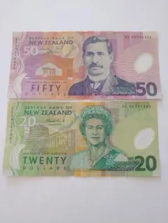 ニュージーランド 50ドル札 4枚セット　旧紙幣 ニュージーランド 50ドル札 4枚セット 旧紙幣 ニュージーランド