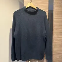 UNIQLO Mサイズ クルーネックセーター ダークグレー