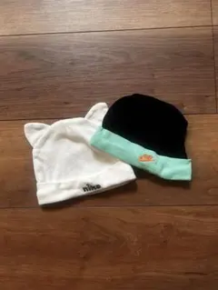 Nike ベビー帽子 2点セット 猫耳付き