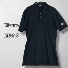 S0409　ポロシャツ　ゴルフ　ワンポイント　胸ポケット　ブラック　Mのサムネイル