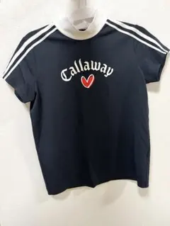 【美品】ラブキャロウェイ 半袖 モックネックシャツ　Mサイズ