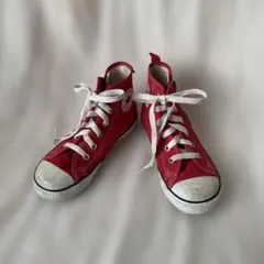 コンバース ハイカット　赤　19.0cm