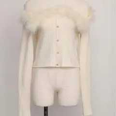 2025年最新】Mmeeme オフショルフェザーファーニットの人気アイテム