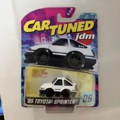CarTuned JDM 1/64 AE86 ハチロク　カーチューンド　ミニカーのサムネイル