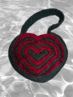 ハート型バッグ ハンドメイド