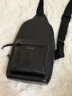 Paul Smith ポールスミス ショルダーバッグ 斜め掛け レザー ブラック